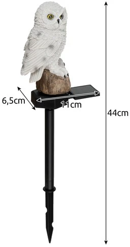 Solar garden lamp - owl Gardlov 23847