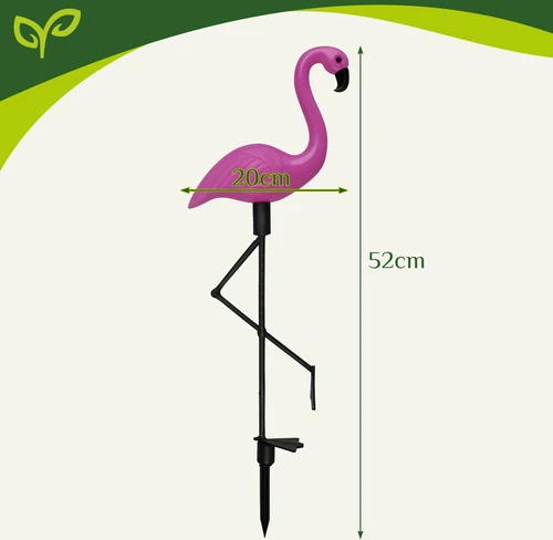Solar garden lamp - flamingo Gardlov 21151