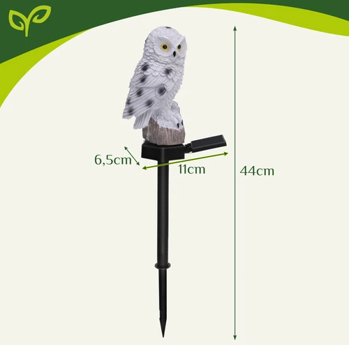 Solar garden lamp - owl Gardlov 23847