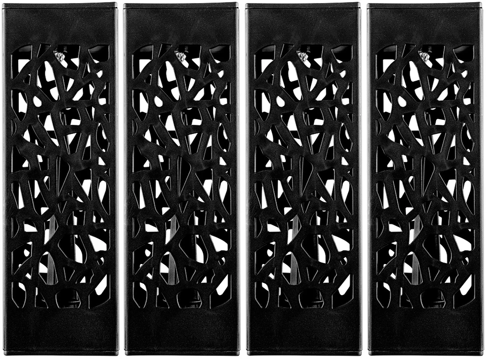 Lampa Saulės energija varomas sodo šviestuvas SMD stulpeliu, 4 vnt.