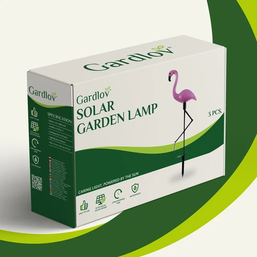 Solar garden lamp - flamingo Gardlov 21151