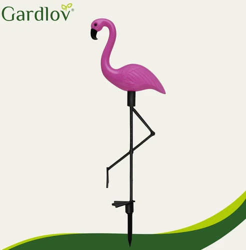 Solar garden lamp - flamingo Gardlov 21151