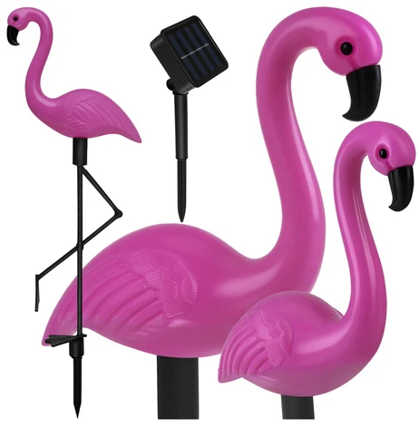 Solar garden lamp - flamingo Gardlov 21151