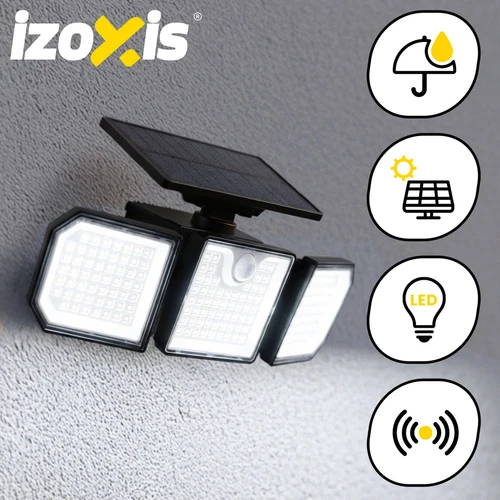 Lubinis šviestuvas Solar lamp 167LED 500lm Izoxis 24633