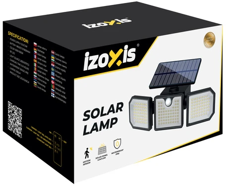 Lubinis šviestuvas Solar lamp 167LED 500lm Izoxis 24633
