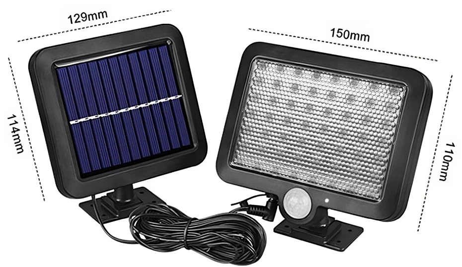 Lampa Saulės lempa SunScape, 108 LED