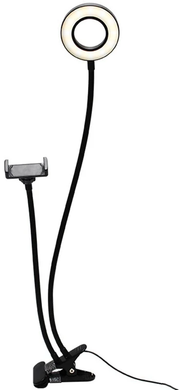 Lampa Selfie lempos LED žiedinis telefono apšvietimas -e535