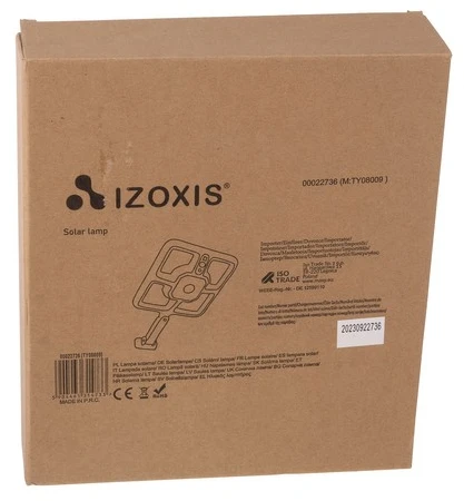 Sieninis šviestuvas Izoxis 22736 saulės lempa