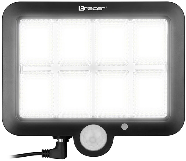 Lampa TRACER JUPITER LED saulės energija varomas šviestuvas su judesio jutikliu