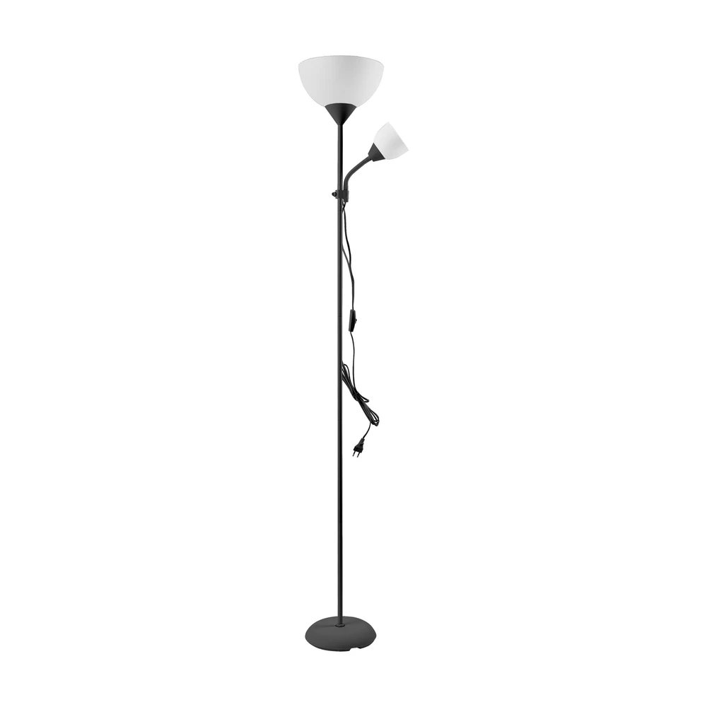 Orno Lampa URLAR toršeras, 175 cm, maks. 25 W E27, maks. 25 W E14, juodas