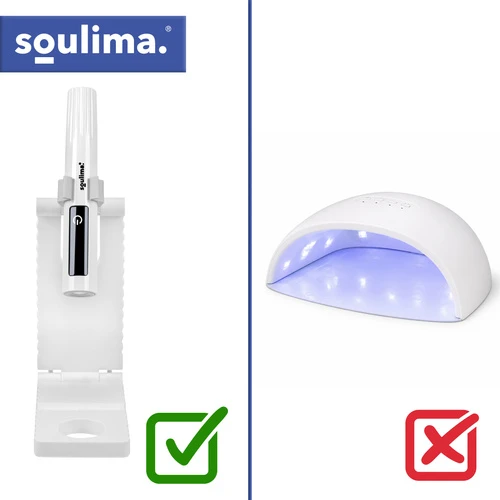 Portable UV LED lamp + Soulima holder