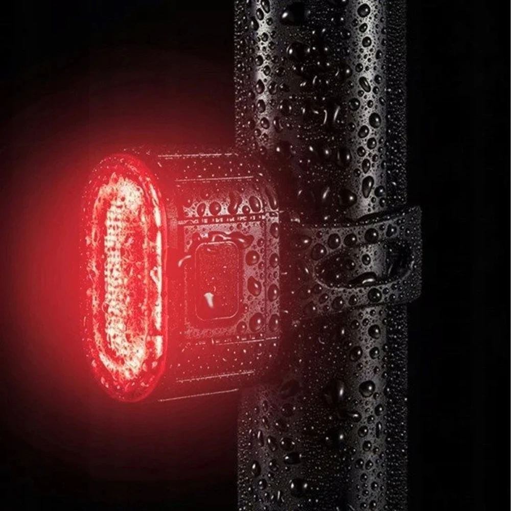 Lampka Dviračio žibinto priekinis galinis LED žibintas dviračio vairui, stiprus USB, 2 vnt.