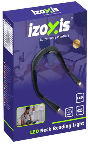 Izoxis 25675 LED kaklo skaitymo lempa
