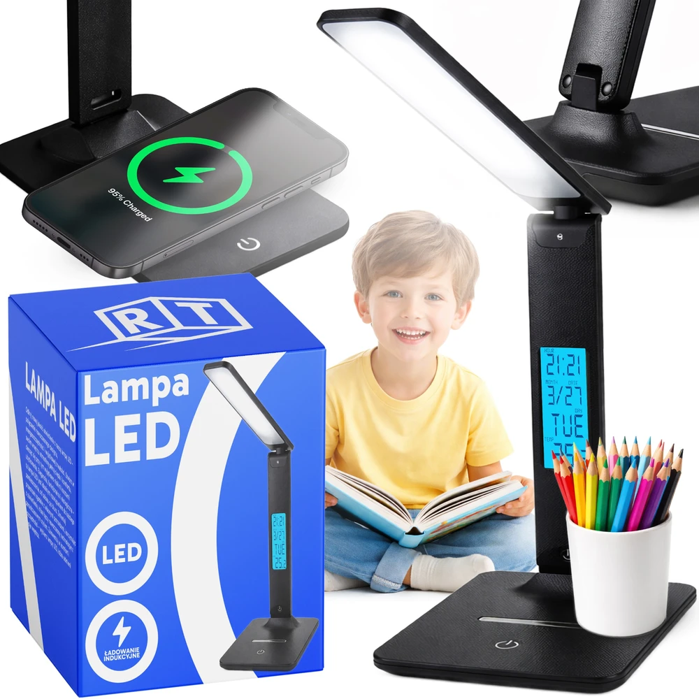 Lampka LuminaTech LCD stalinis šviestuvas