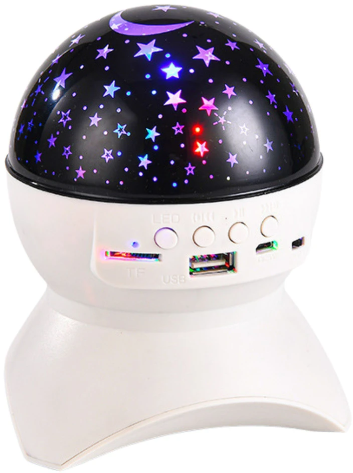 Lean LED Naktinė Lempa su Garsiakalbiu XY-890 Balta