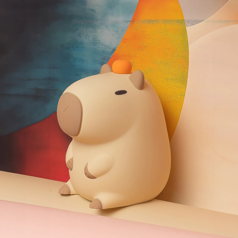 Sieninis šviestuvas LED naktinė lempa FRIENDLY CAPYBARA FNL-12 Forever Light