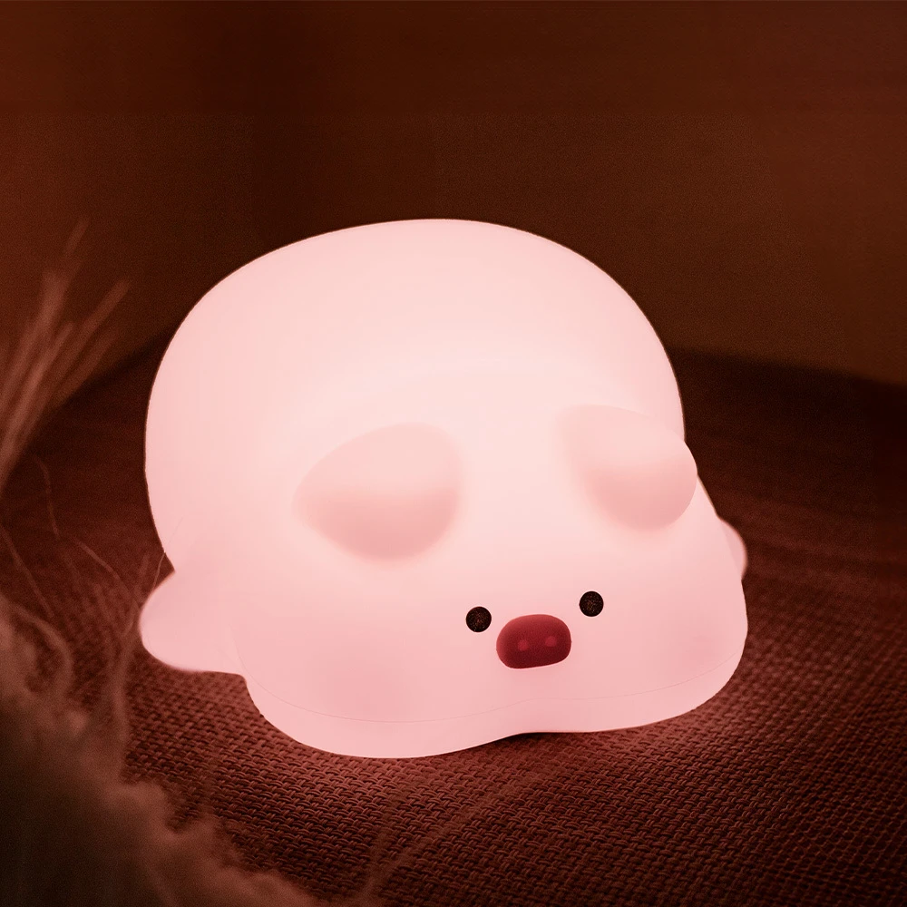Sieninis šviestuvas LED naktinė lempa SLEEPY PIG FNL-09 Forever Light