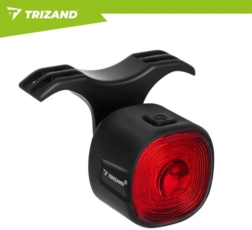 Trizand raudonas dviračio žibintas