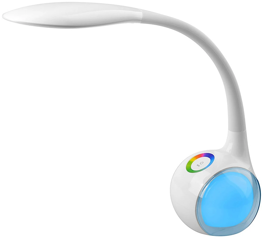 Lampka USB LED stalinė lempa vaikams, 256 RGB spalvos, stalinė lempa
