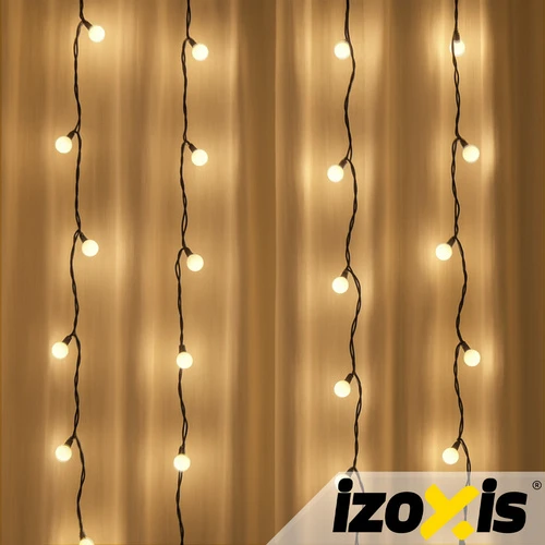 Kalėdinių kamuoliukų lemputės 300LED 30m Izoxis 26264