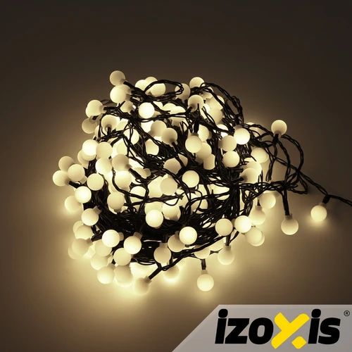 Kalėdinių kamuoliukų lemputės 300LED 30m Izoxis 26264