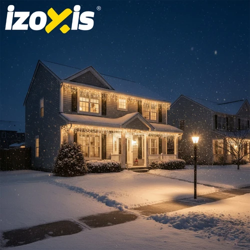 Lauko šviestuvai 300LED 15m šiltos baltos Izoxis 26710