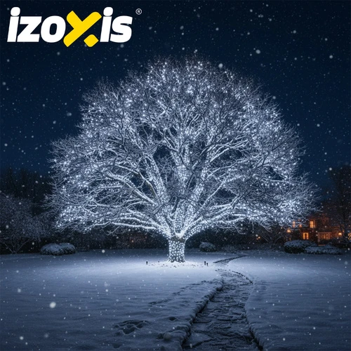 Izoxis lauko/vidaus girlianda 500 LED, 35 m, šaltai balta