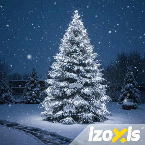 Izoxis lauko/vidaus girlianda 500 LED, 35 m, šaltai balta