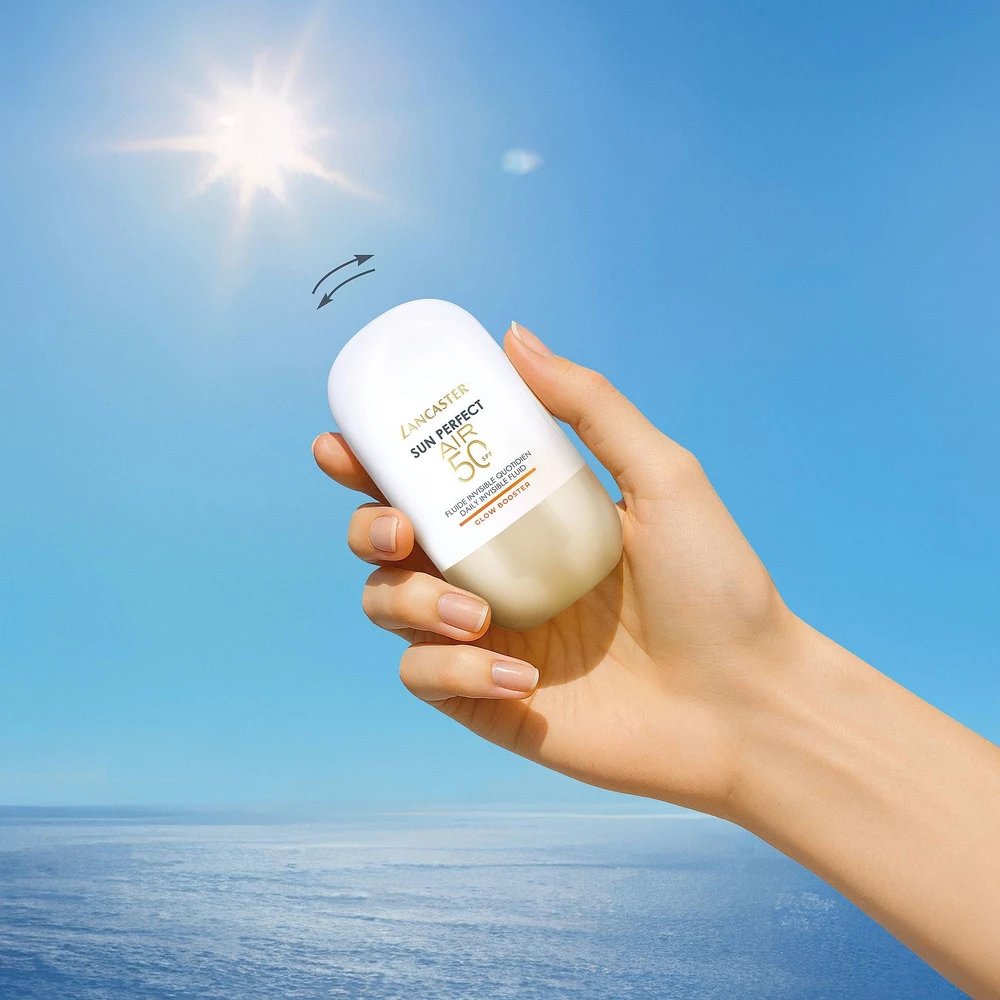 Lancaster Sun Perfect Air Glow Fluido Invisible Diario SPF50, 40 ml