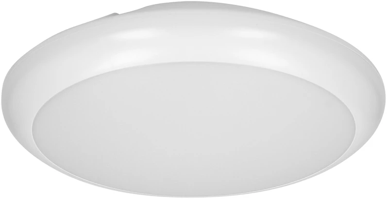 Orno LAPIS LED 12W, lubinis šviestuvas su mikrobangų judesio jutikliu, 800lm, IP65, 4000K, IK10, matinis polikarbonatas, baltas