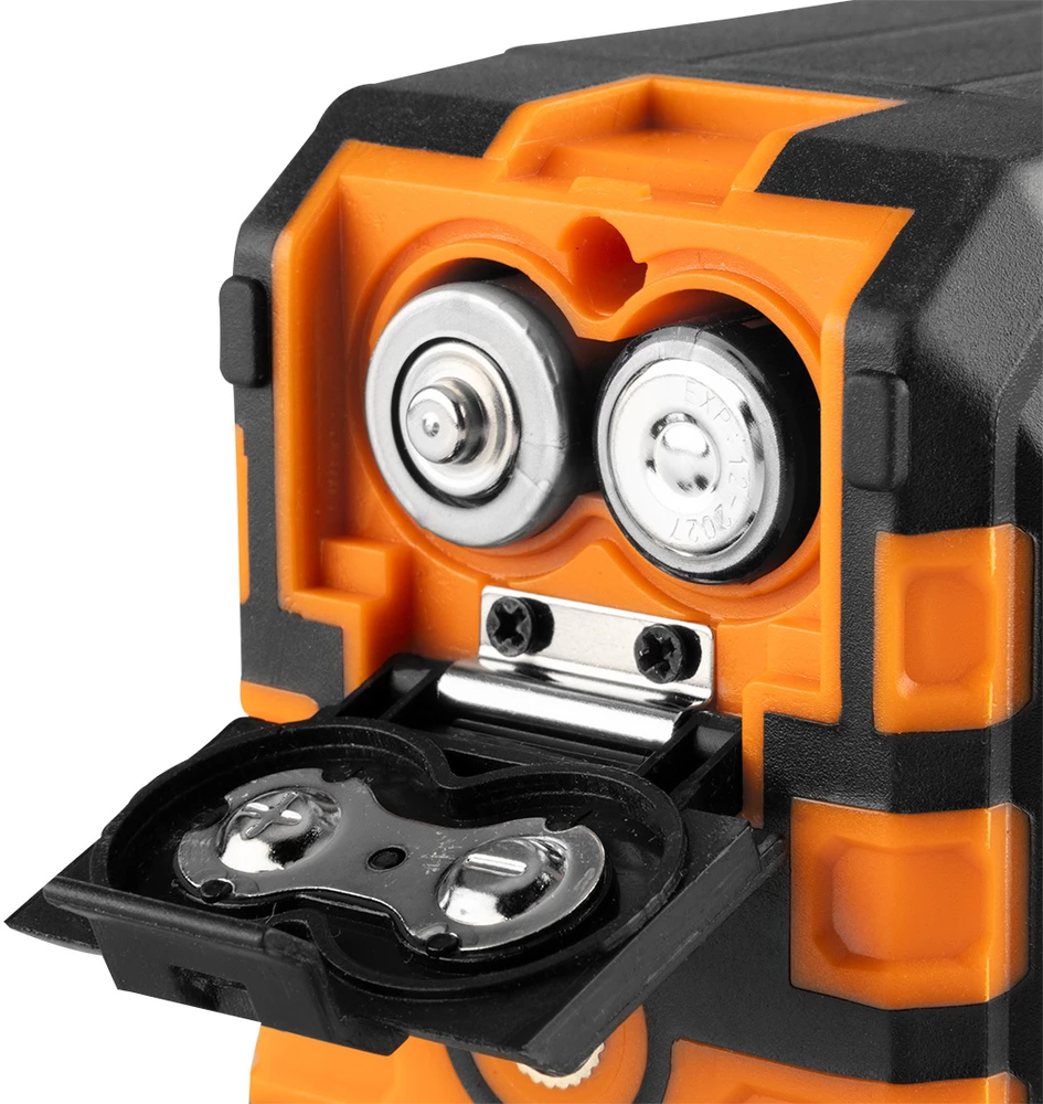 Neo Tools lazerinis 20 m kryžminis lazeris su dėklu ir magnetiniu laikikliu, raudonas