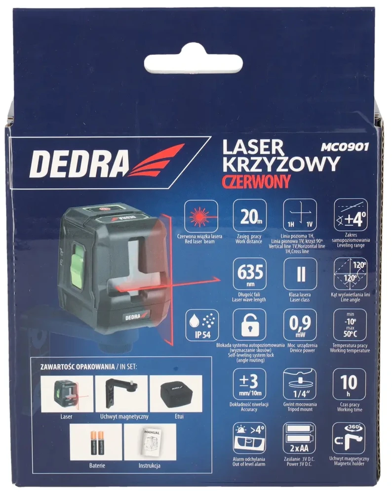 Dedra Kryminis lazeris raudonas