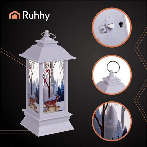 Baltas LED Kalėdinis žibintas Ruhhy 26753