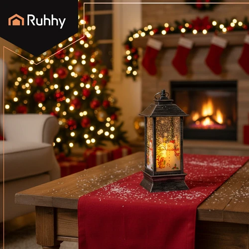 Sidabrinis LED Christmas Lantern Ruhhy 26755