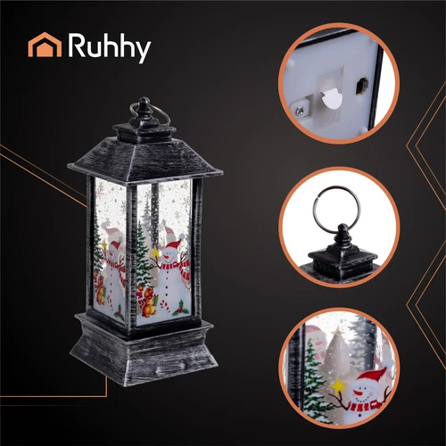 Sidabrinis LED Christmas Lantern Ruhhy 26755