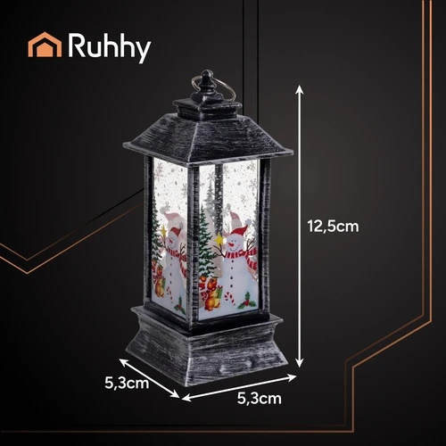 Sidabrinis LED Christmas Lantern Ruhhy 26755