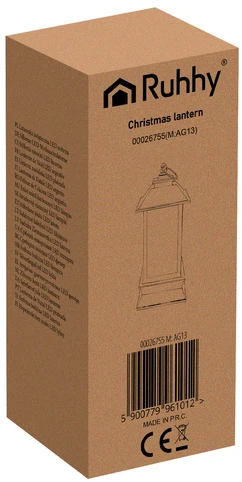 Sidabrinis LED Christmas Lantern Ruhhy 26755