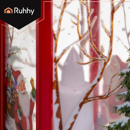Raudona LED Christmas Lantern Ruhhy 26752