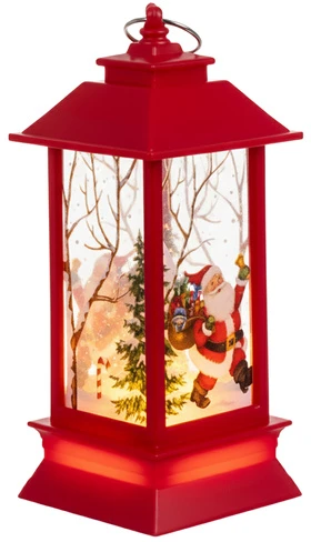 Raudona LED Christmas Lantern Ruhhy 26752