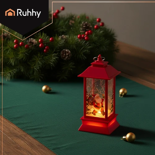 Raudona LED Christmas Lantern Ruhhy 26752