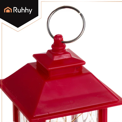 Raudona LED Christmas Lantern Ruhhy 26752