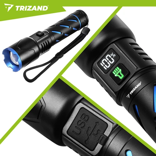 800lm Trizand 26950 tactical prožektorius