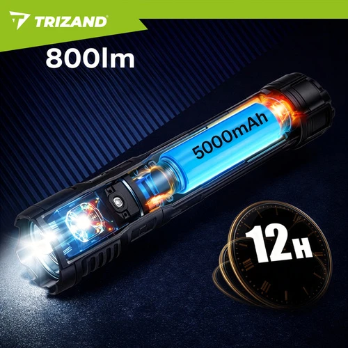 800lm Trizand 26950 tactical prožektorius