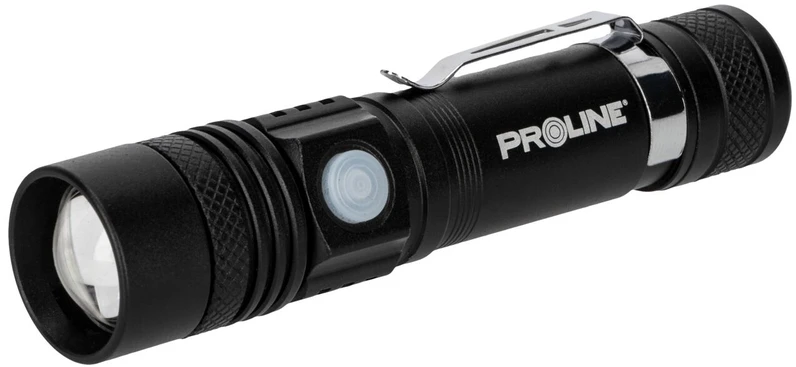 Latarka, Žibintuvėlis, Aliumininis žibintuvėlis, USB-C, 260 lm, priartinimas, 3 apšvietimo režimai, proline