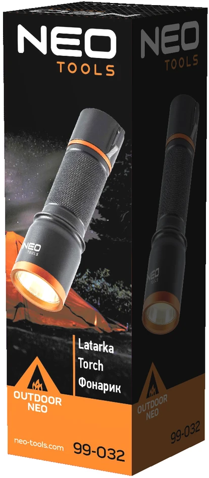 Latarka, Baterijomis maitinamas žibintuvėlis 3 x AA 200 lm COB LED