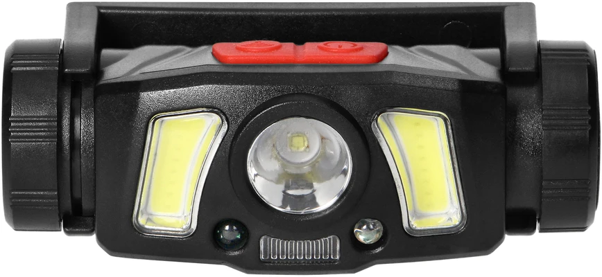 Orno Žibintuvėlis, COB + XPG LED priekinis žibintas / dviračio žibintas su 1200 mAh ličio jonų baterija, judesio jutikliu