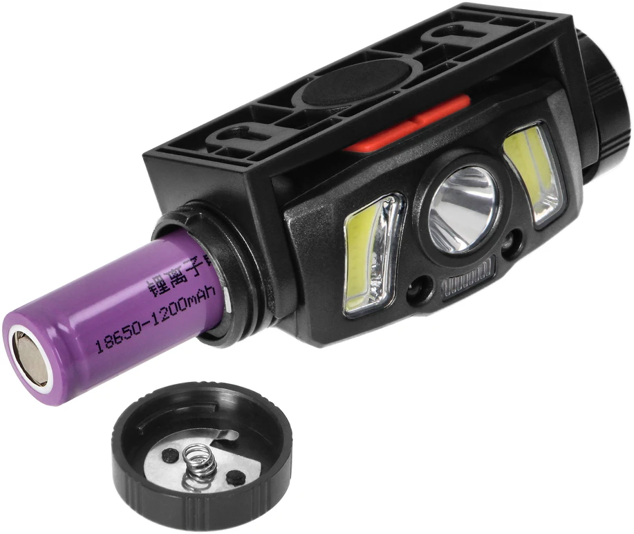 Orno Žibintuvėlis, COB + XPG LED priekinis žibintas / dviračio žibintas su 1200 mAh ličio jonų baterija, judesio jutikliu