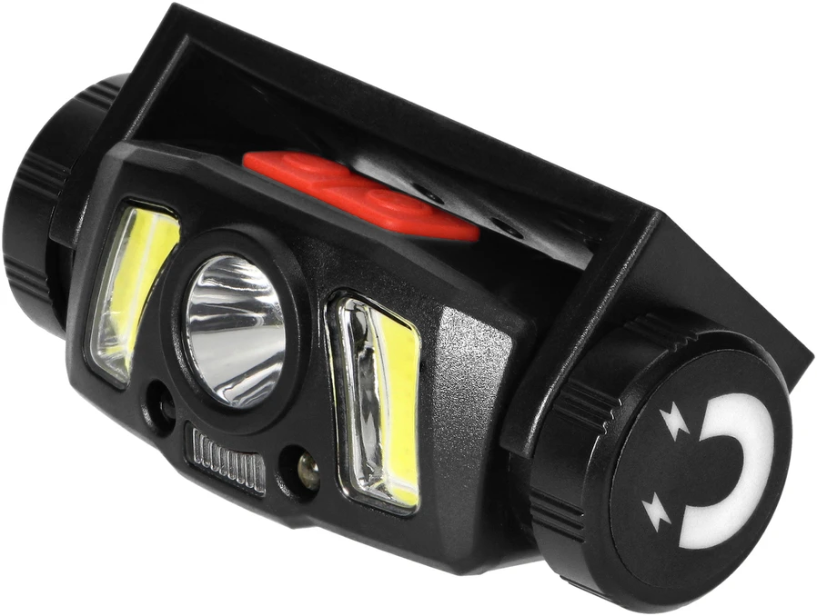 Orno Žibintuvėlis, COB + XPG LED priekinis žibintas / dviračio žibintas su 1200 mAh ličio jonų baterija, judesio jutikliu