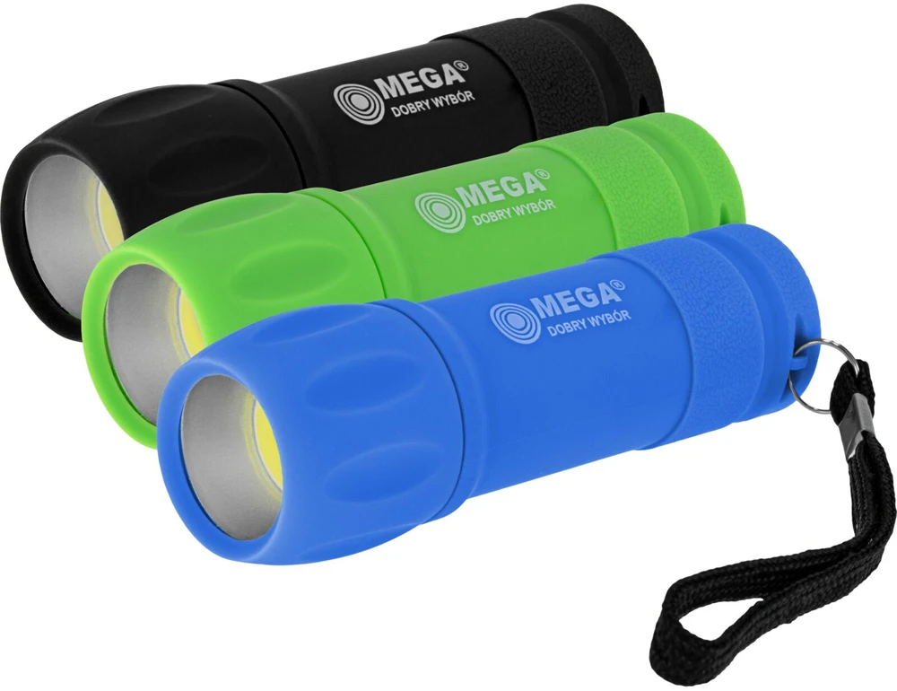 Mega Žibintuvėlis, COB žibintuvėlis, 3xAAA, 100lm