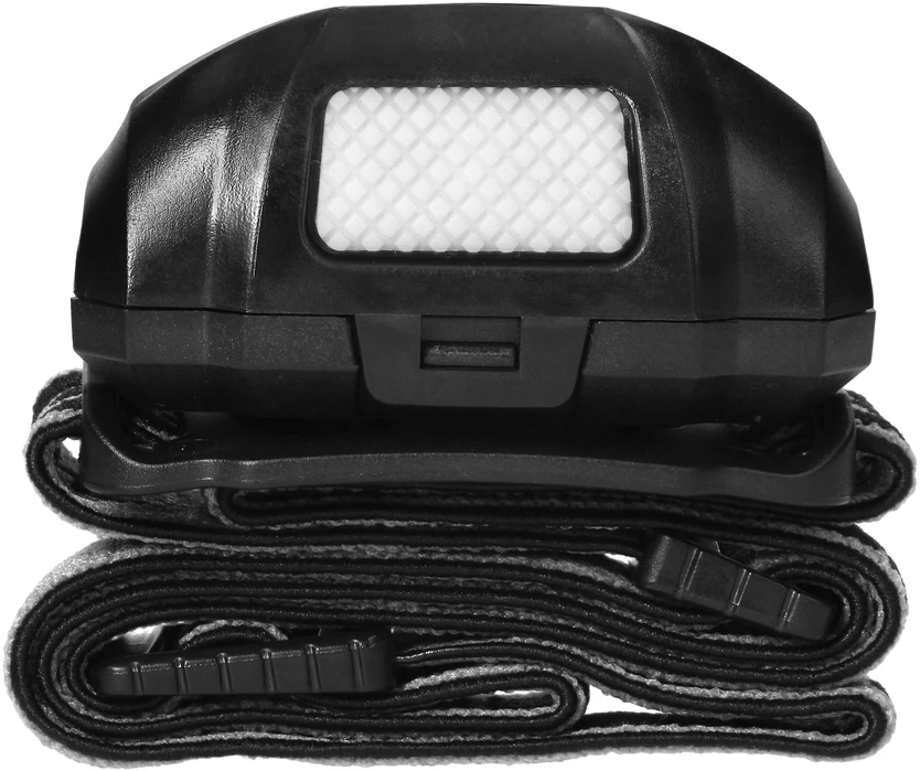 Orno LED žibintas ant galvos VIRONE, 3W, 6000K, 70lm, elementai 3xAAA (neįeina), juodos sp